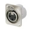 Electric Scooter Battery Connector XLR  Female Metal Body