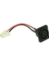 Electric Scooter Battery Connector XLR Female Plastic Body with Wire