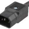 IEC Rewireable Charging Connector 3-pin Socket for Cable Female