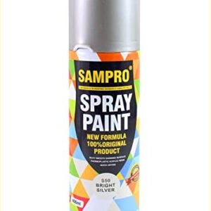 Automaxx Aerosol Multipurpose Spray Paint Can 400ml (Silver)