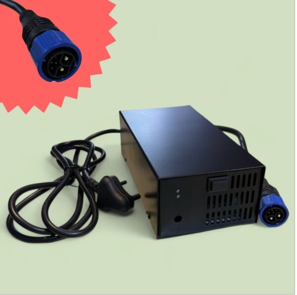 Electric Scooter Lithium Charger 58V Cutoff 6A Compatible for TVS IQube