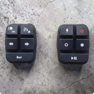 Electric Scooter Handlebar Switch Combo Rubber Pad Replacement Compatible for Ola